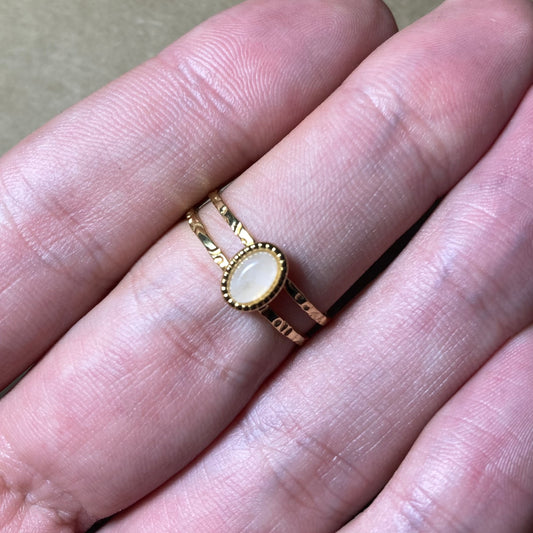 Bague Quartz Rose