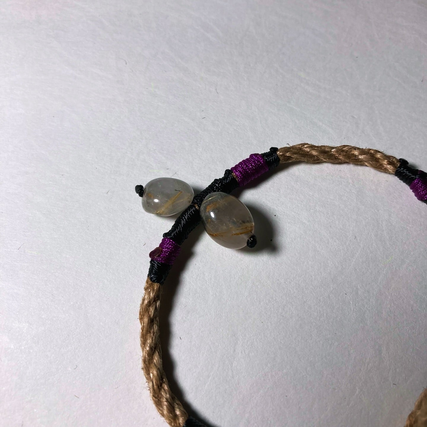 Bracelet Tibétain Quartz Rutile