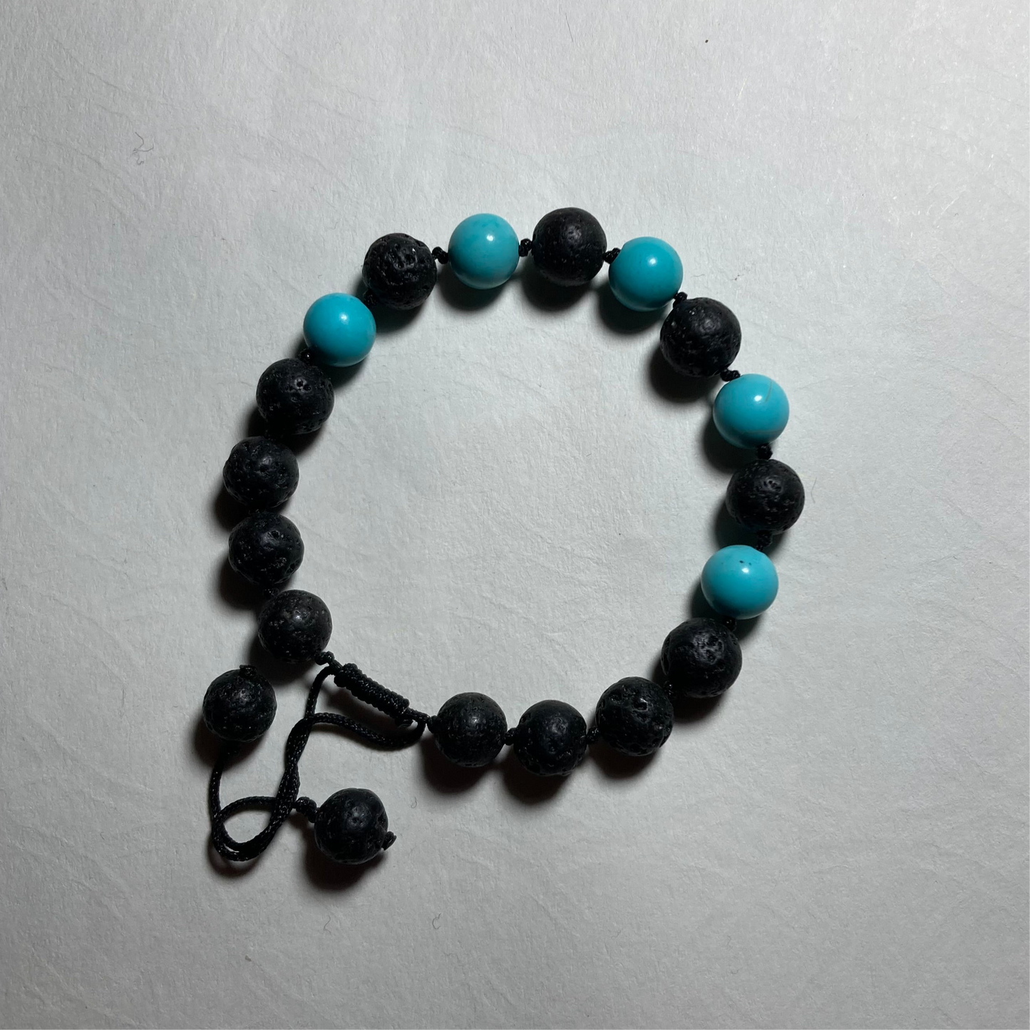 Bracelet Turquoise/Lave Volcanique