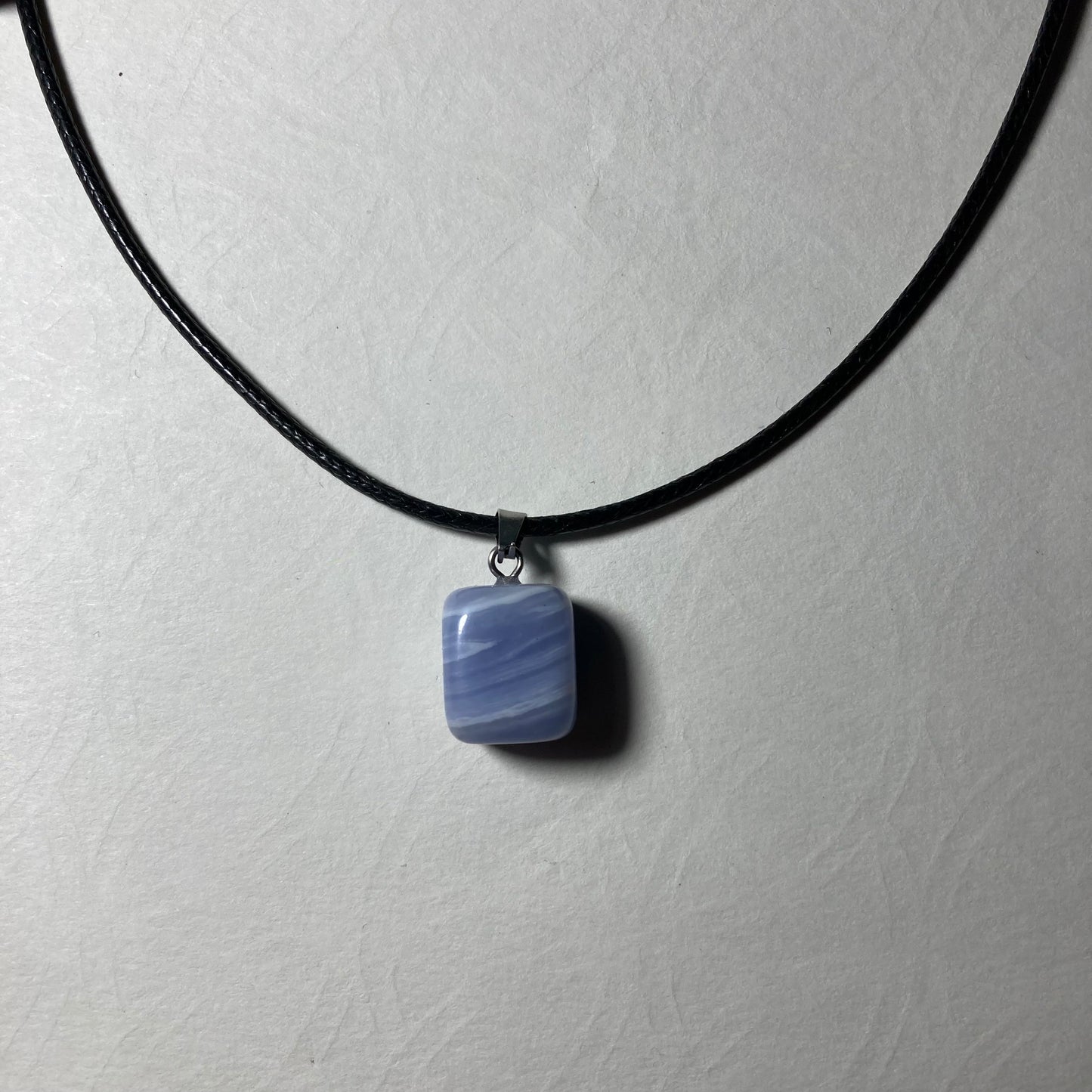 Collier Agate Blue Lace