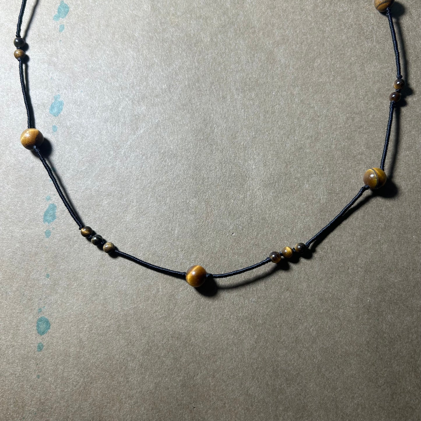 Collier Oeil De Tigre (pièce unique).