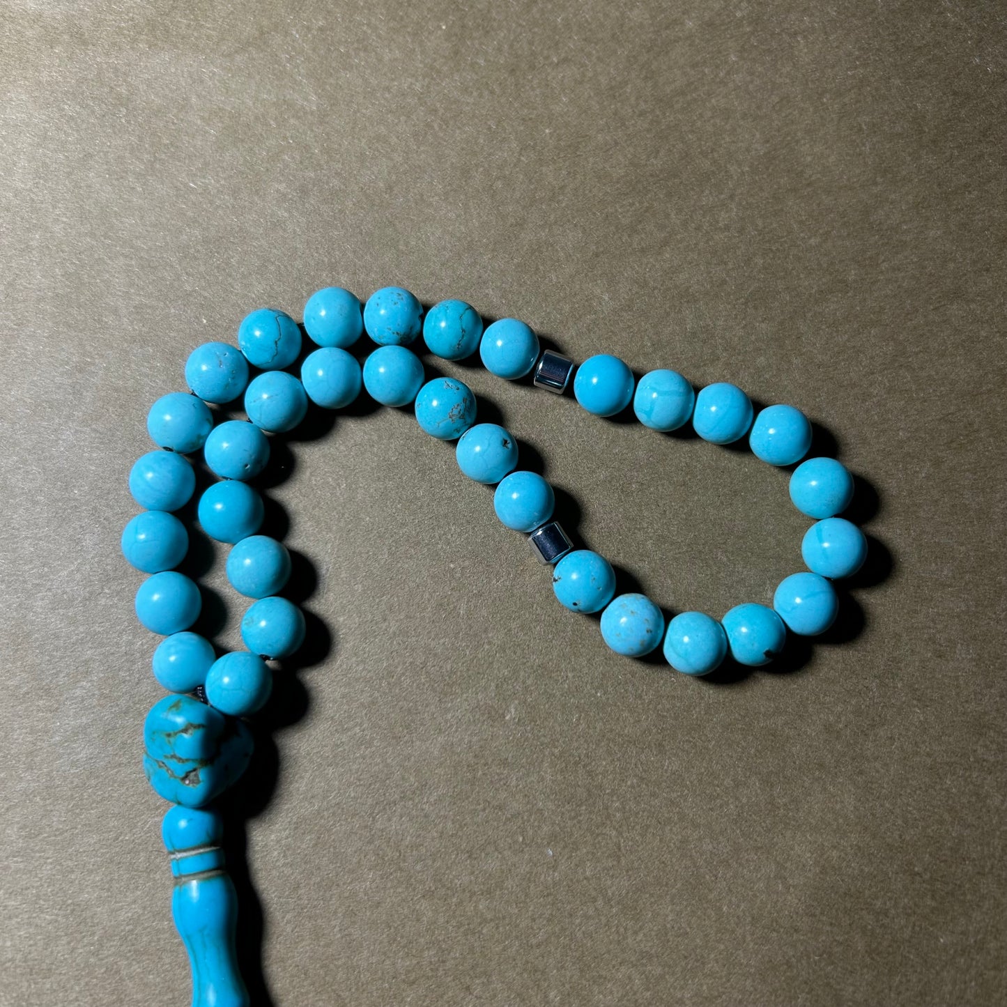 Sebha Turquoise 8mm (33 PCS).