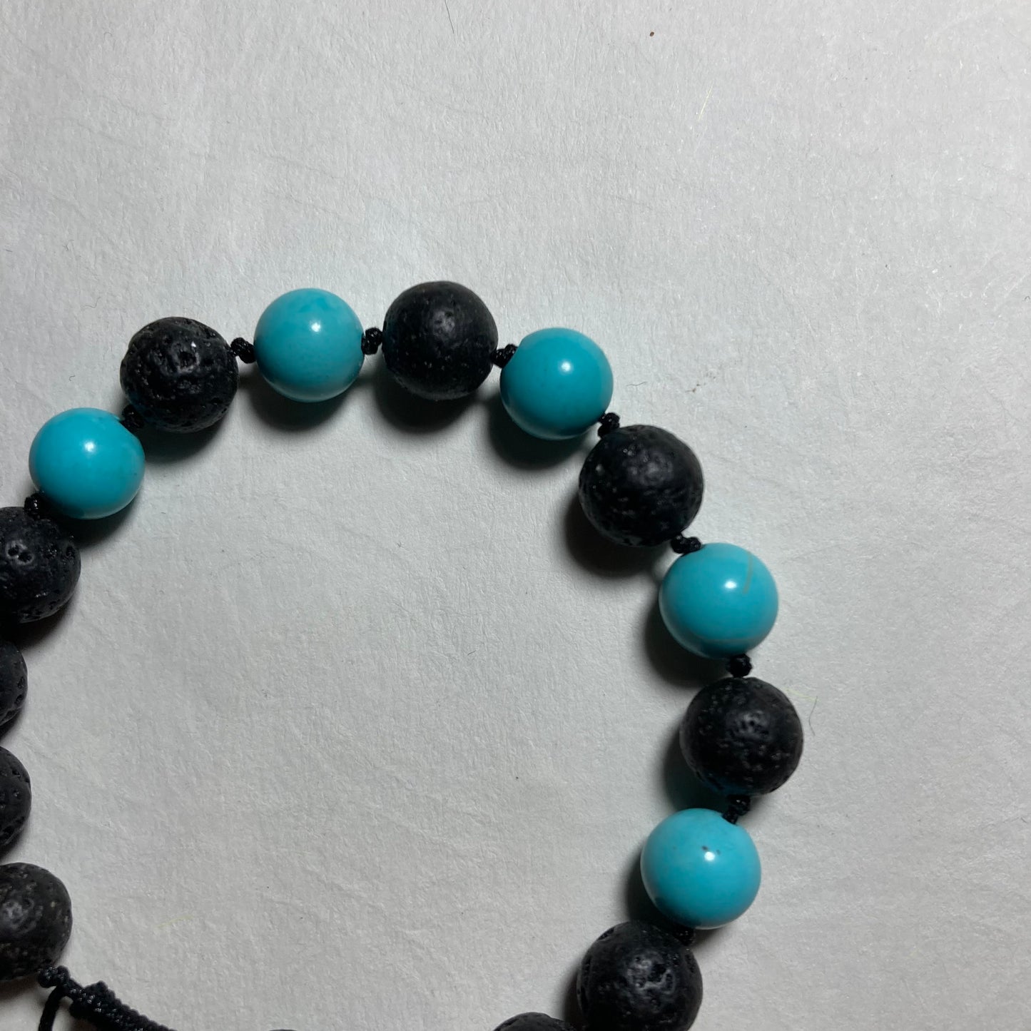 Bracelet Turquoise/Lave Volcanique