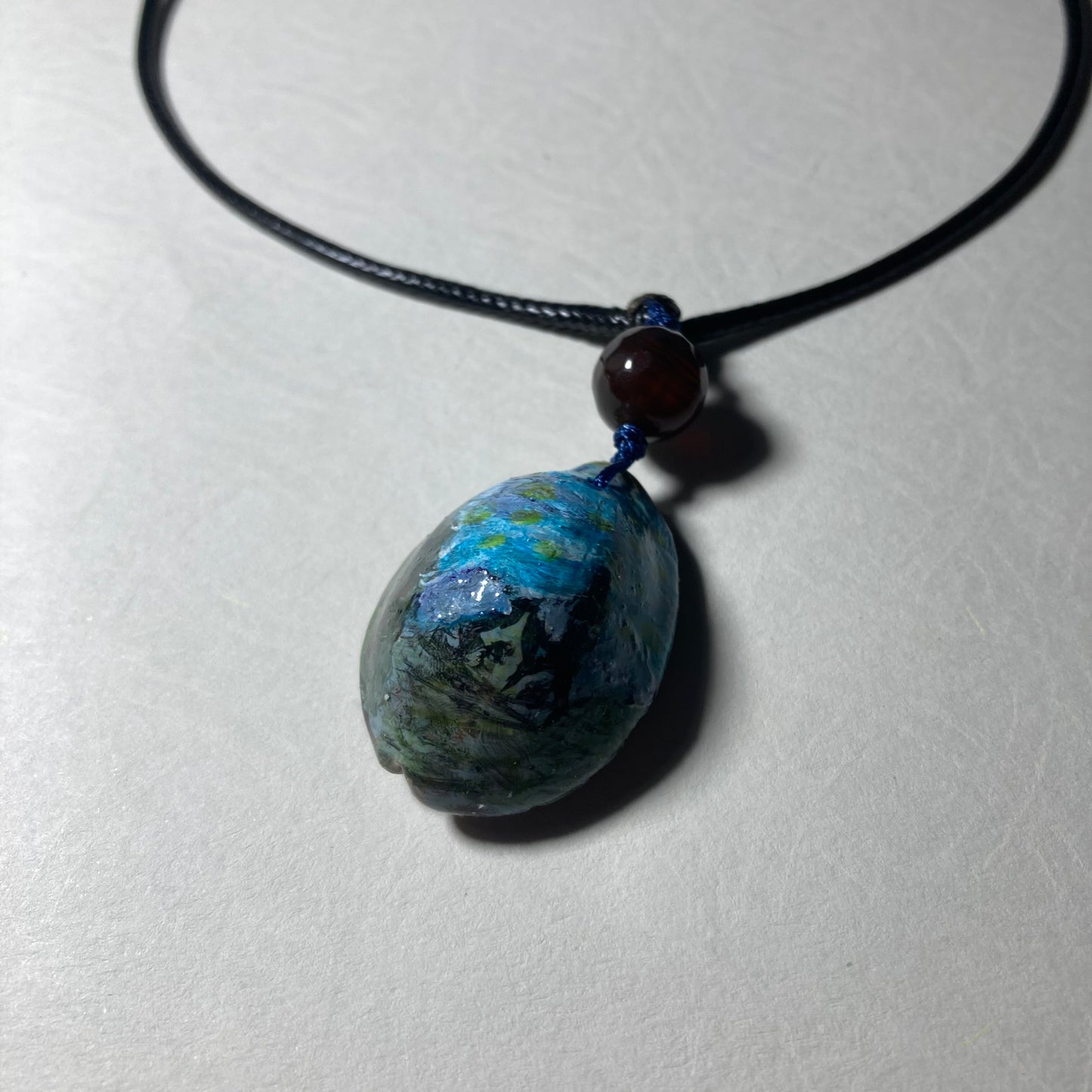 Collier Acrylique (Van gogh).