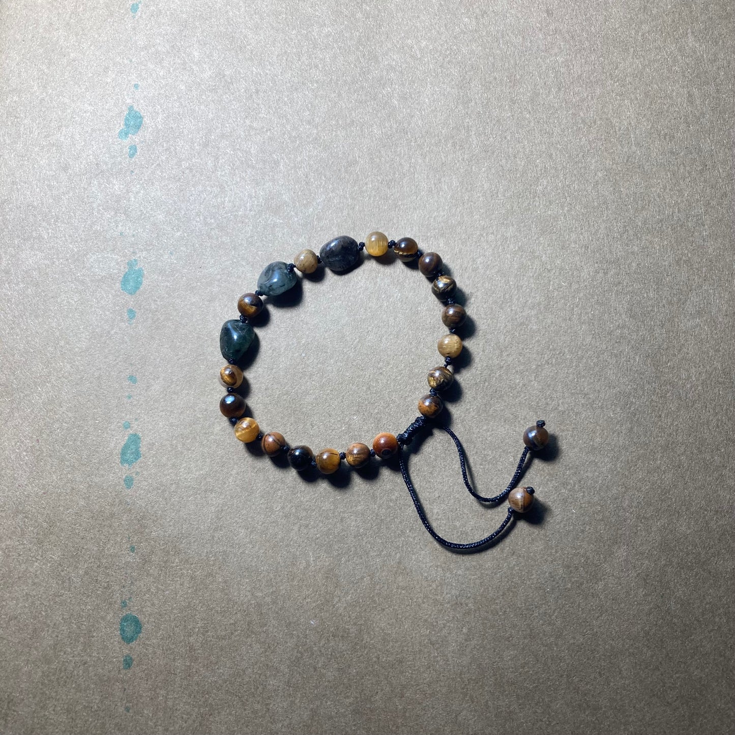 Bracelet Oeil de tigre/Labradorite