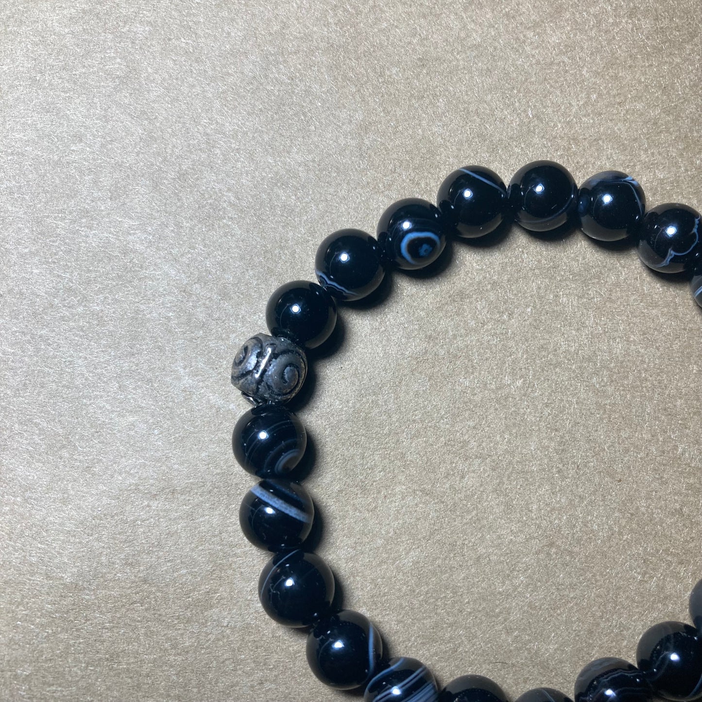 Bracelet Onyx (Agate).